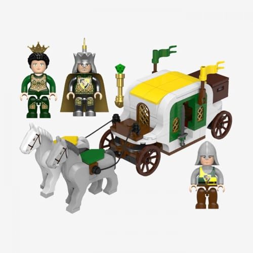 BlueBrixx Pro 108808 – Burg Bärenfels: Kutsche des Burgherren