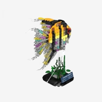 BlueBrixx Pro 108816 – Skalar aus Klemmbausteinen mit 414 Teilen