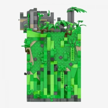 BlueBrixx Pro 108818 – Die DREI ???: Toteninsel: Tempeleingang aus Klemmbausteinen mit 1730 Bauelementen - 4