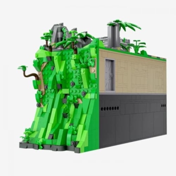 BlueBrixx Pro 108818 – Die DREI ???: Toteninsel: Tempeleingang aus Klemmbausteinen mit 1730 Bauelementen - 7