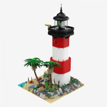 BlueBrixx Pro 108899 – Die DREI ??? - Kids: Das Geheimnis im Leuchtturm aus Klemmbausteinen mit 1393 Bauelementen - 3