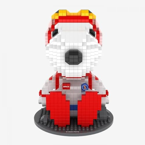 BlueBrixx Pro 108905 – Astronaut Snoopy sitzend aus Diamond Blocks
