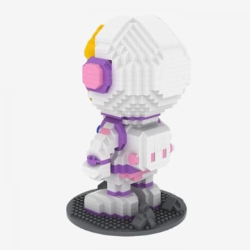 BlueBrixx Pro 108906 – Astronaut Sally (Diamond Blocks) aus Klemmbausteinen mit 1094 Bauelementen - 4