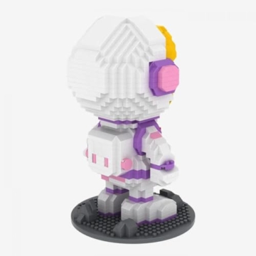 BlueBrixx Pro 108906 – Astronaut Sally (Diamond Blocks) aus Klemmbausteinen mit 1094 Bauelementen - 6