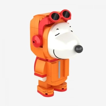 BlueBrixx Pro 108908 – Astronaut Snoopy aus Klemmbausteinen mit 213 Bauelementen - 7