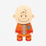 BlueBrixx Pro 108909 – Astronaut Charlie Brown aus Klemmbausteinen mit 175 Bauelementen - 1
