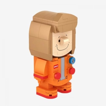 BlueBrixx Pro 108911 – Astronaut Peppermint Patty aus Klemmbausteinen mit 182 Bauelementen - 7