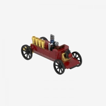 BlueBrixx Pro 108935 - Steampunk Motorwagen und Flugmaschinen aus Klemmbausteinen mit 1199 Bauelementen - 4