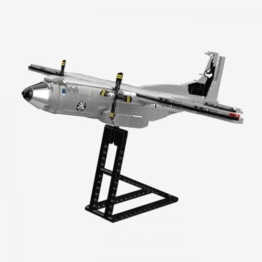 BlueBrixx Pro 108945 - Transall C-160D aus Klemmbausteinen mit 699 Bauelementen - 1
