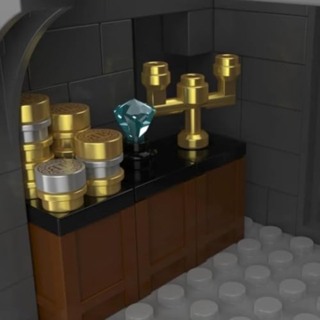 BlueBrixx Pro 108974 Legenden der Schatzküste: Kleiner Markt mit Juwelier – 1748 Klemmbausteine, Geschenk für Piratenfans, Standardsteine, Bausteine der Piraten-Serie - 5