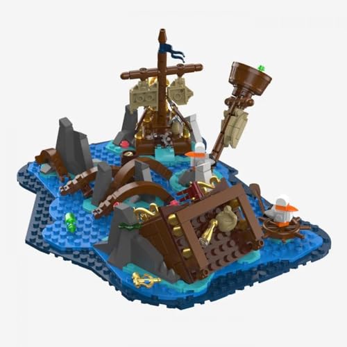 BlueBrixx Schiffsfriedhof Legenden der Schatzküste Pro Set 109004 Bausatz