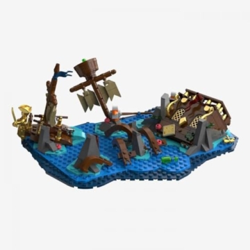 BlueBrixx Schiffsfriedhof Legenden der Schatzküste Pro Set 109004