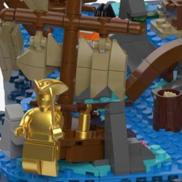 BlueBrixx Schiffsfriedhof Legenden der Schatzküste Pro Set 109004