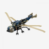BlueBrixx Pro 109019 - Steampunk Mechanische Libelle aus Klemmbausteinen mit 713 Bauelementen - 1