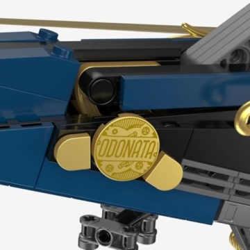 BlueBrixx Pro 109019 - Steampunk Mechanische Libelle aus Klemmbausteinen mit 713 Bauelementen - 7