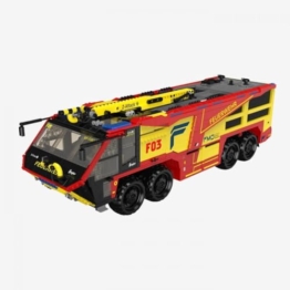 BlueBrixx Pro 109100 - Z8 von ZIEGLER, 3356 Klemmbausteine, Ziegler-Set, Geschenk für Feuerwehr-Fans, Standardsteine, Bausteine der Pro-Serie - 1