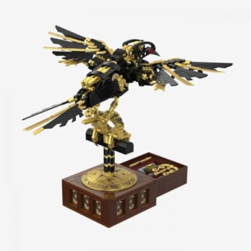 BlueBrixx Pro 109114 – Steampunk Mech-Elster mit 555 Klemmbausteinen