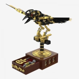 BlueBrixx Pro 109114 – Steampunk Mech-Elster mit 555 Klemmbausteinen