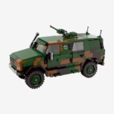 BlueBrixx Pro 109214 – ATF Dingo, Bundeswehr aus Klemmbausteinen mit 687 Bauelementen - 1