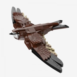 BlueBrixx Pro 109628 – Mauersegler aus Klemmbausteinen mit 406 Bauelementen - 1