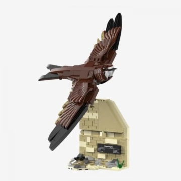 BlueBrixx Pro 109628 – Mauersegler aus Klemmbausteinen mit 406 Bauelementen - 2