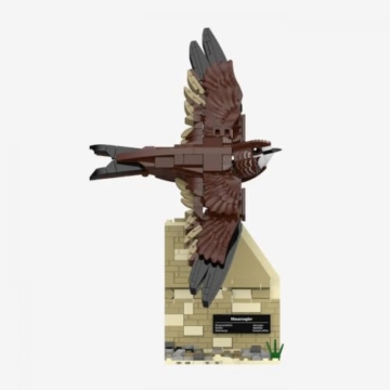 BlueBrixx Pro 109628 – Mauersegler aus Klemmbausteinen mit 406 Bauelementen - 5