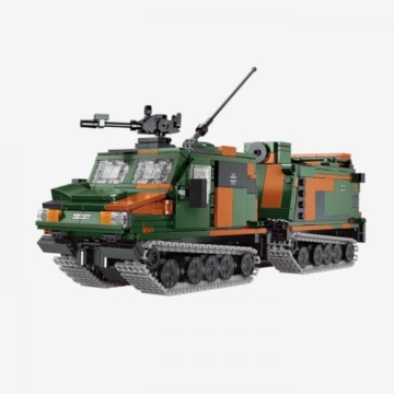 BlueBrixx Pro 109636 – BV 206 S Husky, Bundeswehr 2in1 aus Klemmbausteinen mit 927 Bauelementen - 2