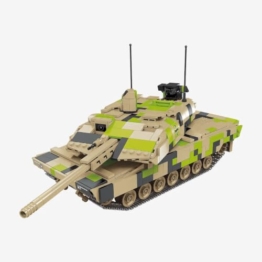 BlueBrixx Pro 109637 Kampfpanzer Panther KF51, 1.352 Klemmbausteine - 1