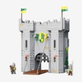 BlueBrixx Pro 109648 Burg Bärenfels: Torhaus, 1093 Klemmbausteine - 1