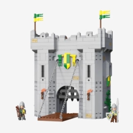 BlueBrixx Pro 109648 Burg Bärenfels: Torhaus, 1093 Klemmbausteine - 1