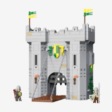 BlueBrixx Pro 109648 Burg Bärenfels: Torhaus, 1093 Klemmbausteine - 1