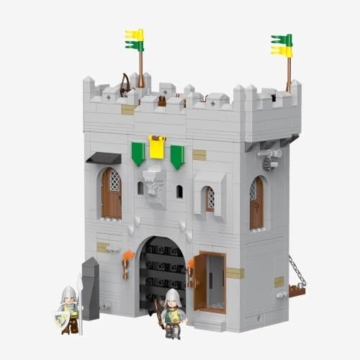 BlueBrixx Pro 109648 Burg Bärenfels: Torhaus, 1093 Klemmbausteine - 2
