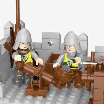 BlueBrixx Pro 109648 Burg Bärenfels: Torhaus, 1093 Klemmbausteine - 5