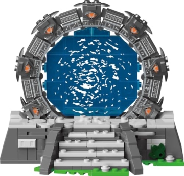 BlueBrixx Pro 109675 - Stargate auf Planet aus Klemmbausteinen mit 675 Bauelementen - 2