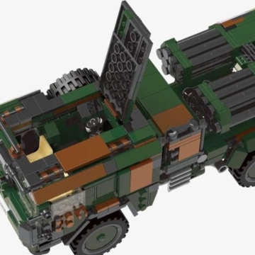 BlueBrixx Pro 109722 – LARS 2, Bundeswehr - 1018 Klemmbausteine - 5