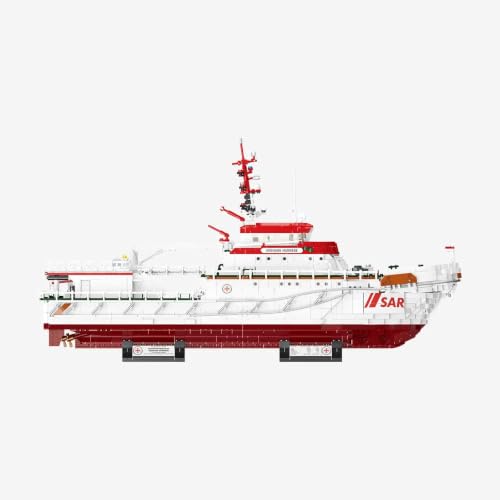 BlueBrixx Pro 109759 - Seenotrettungskreuzer Hermann Marwede - 4.753 Teile - 3