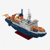 BlueBrixx Pro Forschungseisbrecher Polarstern des Alfred-Wegener-Instituts (AWI) – Klemmbaustein-Set bestehend aus 3722 Bauelementen – Artikel-Nr. 108126 - 1