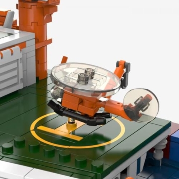 BlueBrixx Pro Forschungseisbrecher Polarstern des Alfred-Wegener-Instituts (AWI) – Klemmbaustein-Set bestehend aus 3722 Bauelementen – Artikel-Nr. 108126 - 8