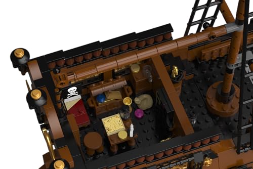 BlueBrixx Pro 108348 Pirateninsel: Brigantine Piratenschiff