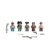 BlueBrixx Pro 108348 Pirateninsel: Brigantine Piratenschiff Minifiguren