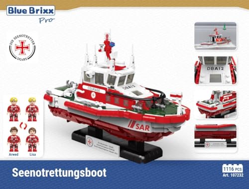 BlueBrixx Pro 107232  Seenotrettungsboot der DGzRS