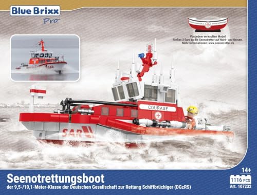 BlueBrixx Pro 107232  Seenotrettungsboot der DGzRS