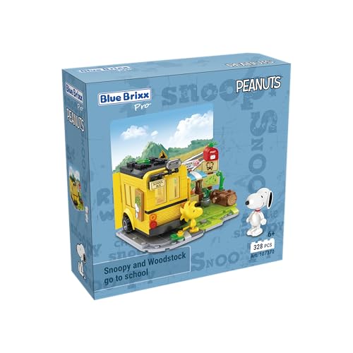 BlueBrixx Pro - Snoopy und Woodstock gehen zur Schule 107370 Box