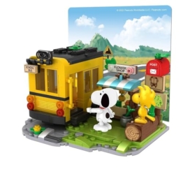 BlueBrixx Pro - Snoopy und Woodstock gehen zur Schule 107370