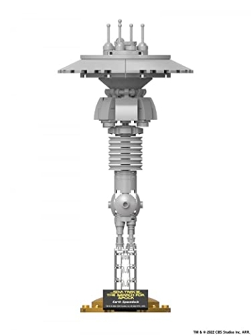 BlueBrixx Pro Star Trek Earth Spacedock – Miniatur-Modellbausatz für Erwachsene & Kinder, 129 Klemmbausteine, Detaillierte Replika aus „Auf der Suche nach Mr. Spock“, 100% kompatibel, 104566 - 5
