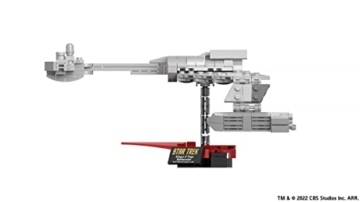 BlueBrixx Pro Star Trek Klingon K´Tinga Schlachtkreuzer – Mini-Modell aus 259 Klemmbausteinen – Detailliertes Replik des klingonischen Kriegsschiffs – Offiziell lizenziert – 100% kompatibel, 104565 - 5
