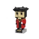 BlueBrixx Pro Star Trek Q – Brick Buddy Figur – 217 Klemmbausteine – The Next Generation – Offiziell lizenziert – 105706 - 1