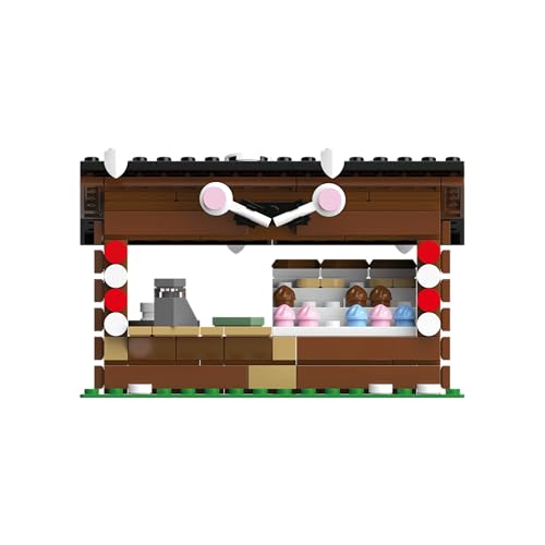 BlueBrixx Pro 107742 – Weihnachtsmarkt aus 1232 Klemmbausteinen