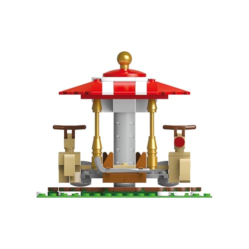 BlueBrixx Pro 107742 – Weihnachtsmarkt aus 1232 Klemmbausteinen Karusell