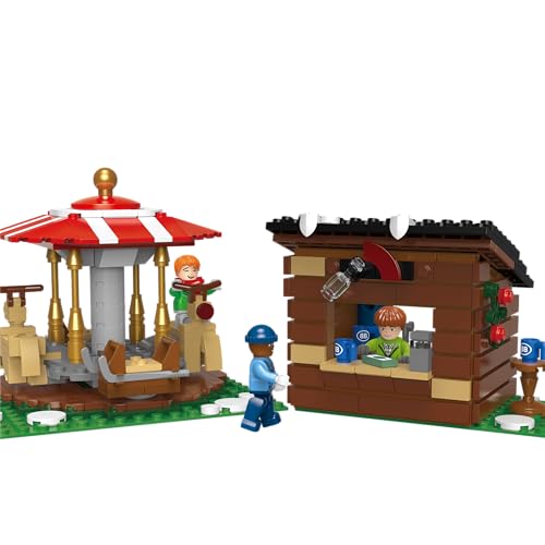 BlueBrixx Pro 107742 – Weihnachtsmarkt aus 1232 Klemmbausteinen